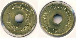 1 Kurush Turquie (1923 - ) Bronze 