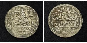 1 Kurush Osmanisches Reich (1299-1923) Silber Mahmud I