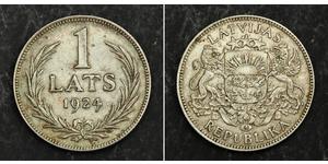 1 Lats Letlönj Argent 