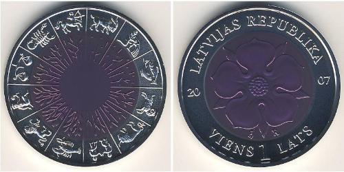 1 Lats Lettonie (1991 - ) Argent 