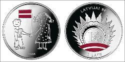 1 Lats Lettonia (1991 - ) Argento 
