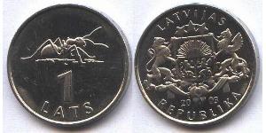 1 Lats Lettland (1991 - ) Kupfer/Nickel 