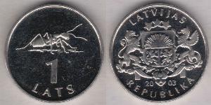1 Lats Lettland (1991 - ) Kupfer/Nickel 