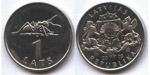 1 Lats Lettland (1991 - ) Kupfer/Nickel 