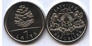 1 Lats Lettonia (1991 - ) Rame/Nichel 