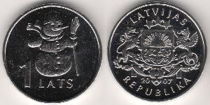1 Lats Latvia (1991 - )  