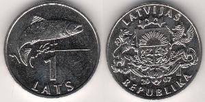 1 Lats Letonia (1991 - )  