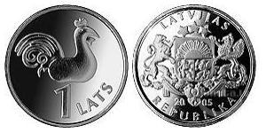 1 Lats Lettland (1991 - )  