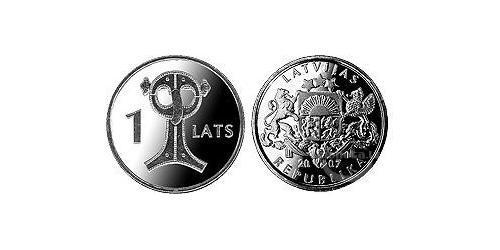 1 Lats Lettland (1991 - )  
