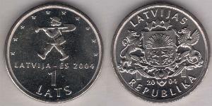 1 Lats Lettonia (1991 - )  