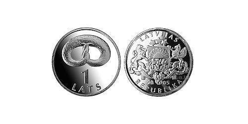 1 Lats Lettonia (1991 - )  