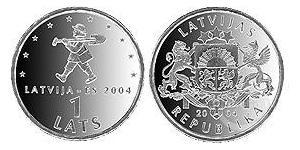 1 Lats Lettonie (1991 - )  