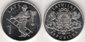 1 Lats Lettonie (1991 - )  