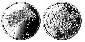 1 Lats Lettonie (1991 - )  
