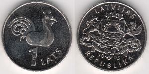 1 Lats Lettonie (1991 - )  