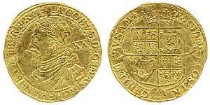 1 Laurel Reino de Inglaterra (927-1649,1660-1707) Oro Jacobo I (1566-1625)