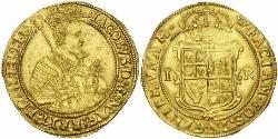 1 Laurel Королевство Англия (927-1649,1660-1707) Золото Яков I (1566-1625)