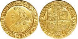 1 Laurel Королівство Англія (927-1649,1660-1707) Золото Яків I (1566-1625)