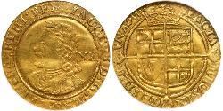 1 Laurel Королівство Англія (927-1649,1660-1707) Золото Яків I (1566-1625)