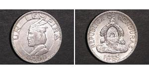 1 Lempira Honduras (1821 - ) Argento 