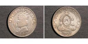 1 Lempira Honduras (1821 - ) Silber 