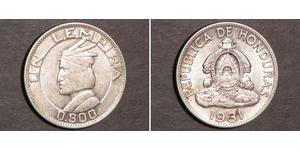1 Lempira Honduras (1821 - ) Silber 