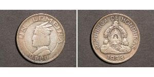 1 Lempira Honduras (1821 - ) Silber 
