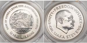 1  Leone Sierra Leona (1961 - ) Plata 
