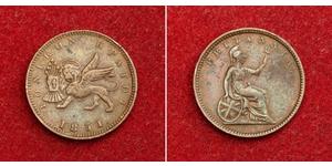 1 Lepton Королевство Греция (1832-1924) Медь 