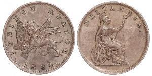1 Lepton Королівство Греція (1832-1924) Мідь 