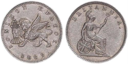 1 Lepton Королівство Греція (1832-1924) Мідь 