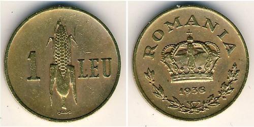 1 Leu Königreich Rumänien (1881-1947) Messing/Nickel 