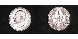 1 Lev Zarentum Bulgarien (1908 - 1946) Silber Ferdinand I. von Bulgarien (1861 -1948)