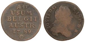 1 Liard Países Bajos Austríacos (1713-1795) Cobre 