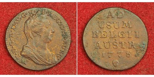 1 Liard Países Bajos Austríacos (1713-1795) Cobre Maria Theresa of Austria (1717 - 1780)