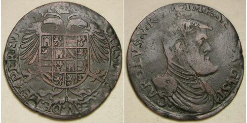 1 Liard Países Bajos Españoles (1581 - 1714) Cobre 