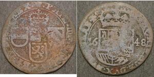 1 Liard Pays-Bas espagnols (1581 - 1714) Cuivre 