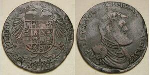 1 Liard Spanische Niederlande (1581 - 1714) Kupfer 