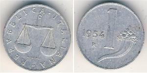 1 Lira Italia Alluminio 