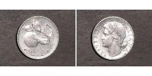1 Lira Italia Aluminio 