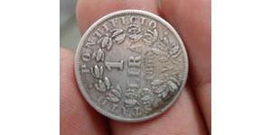 1 Lira États pontificaux (752-1870) Argent Pie IX (1792- 1878)