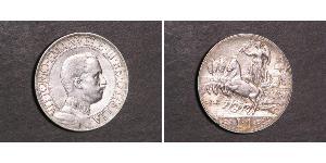 1 Lira Kingdom of Italy (1861-1946) Argento Vittorio Emanuele III d
