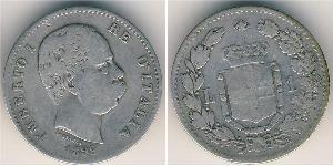 1 Lira Kingdom of Italy (1861-1946) Argento Umberto I (1844-1900)
