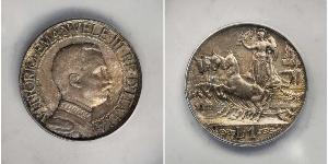 1 Lira Kingdom of Italy (1861-1946) Argento Vittorio Emanuele III d