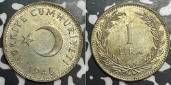 1 Lira Turchia (1923 - ) Argento 