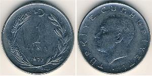 1 Lira Turquie (1923 - ) Cuivre/Nickel 