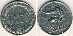 1 Lira Kingdom of Italy (1861-1946) Níquel 