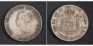 1 Lira Herzogtum Parma (1545 - 1859) Silber 