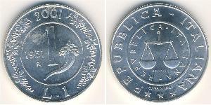 1 Lira Italien Silber 