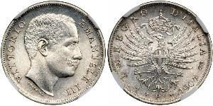 1 Lira Kingdom of Italy (1861-1946) Silber Vittorio Emanuele III (1869 - 1947)